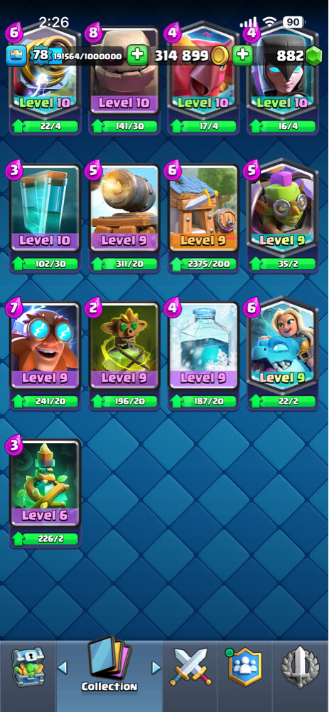 Top 10k Rank Clash Royale Account - 12