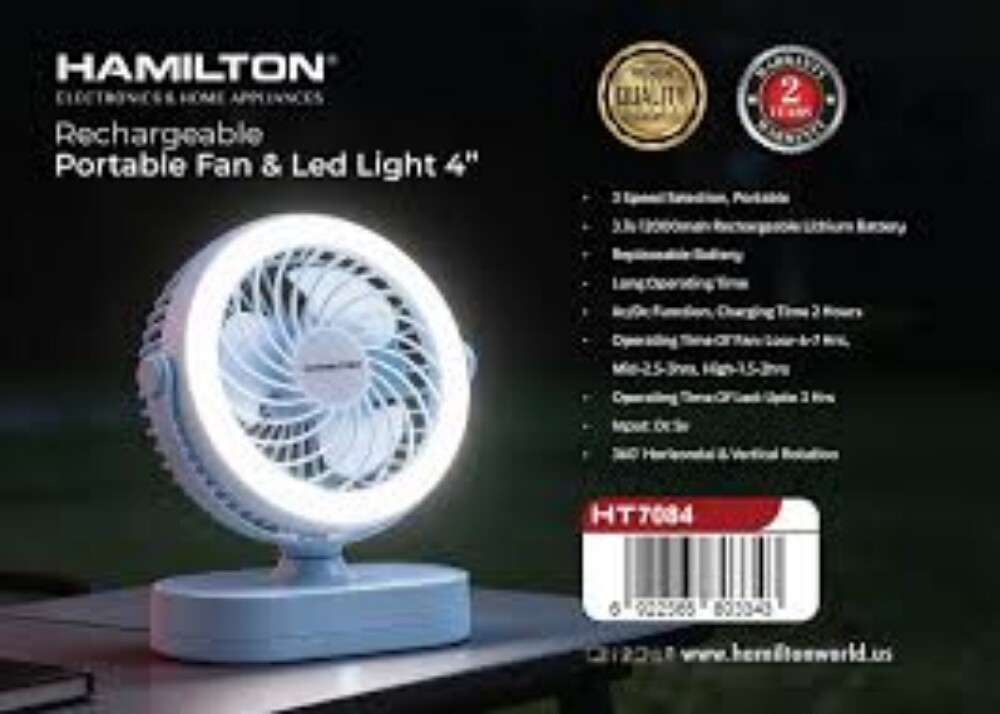 Hamilton HT7089 Rechargeable Portab - 1