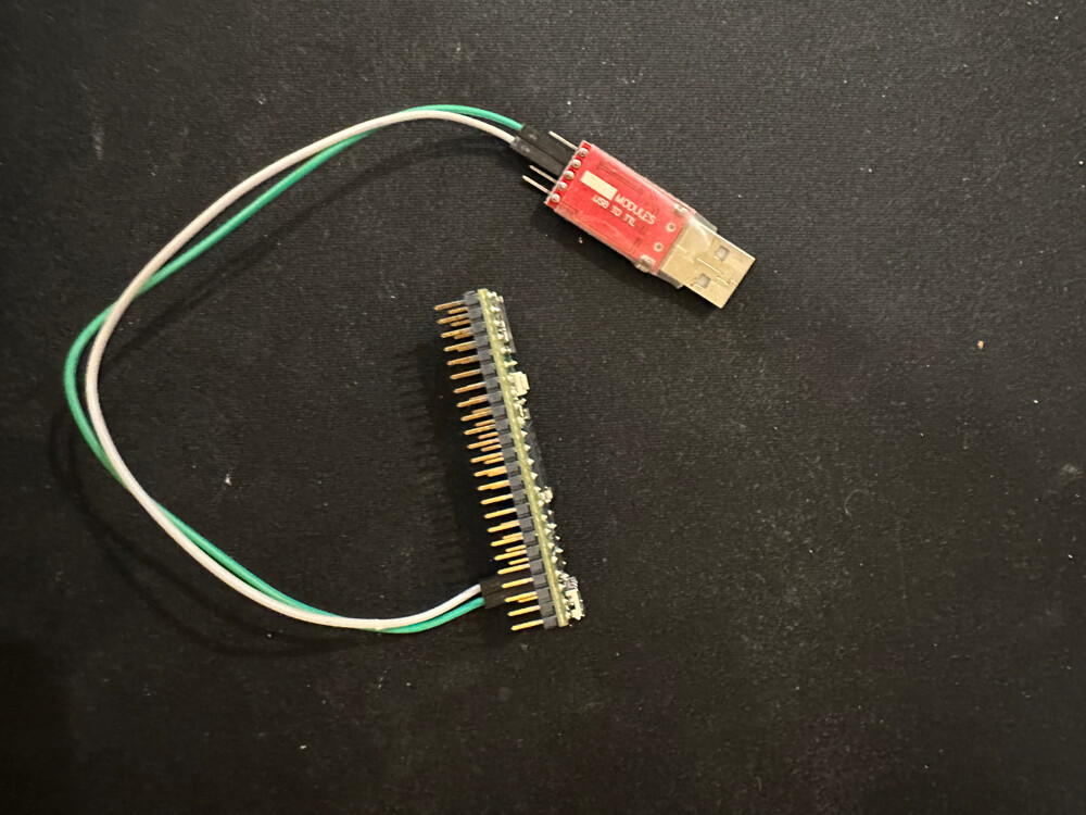 teensy 4.1 with soldered heads  - 1