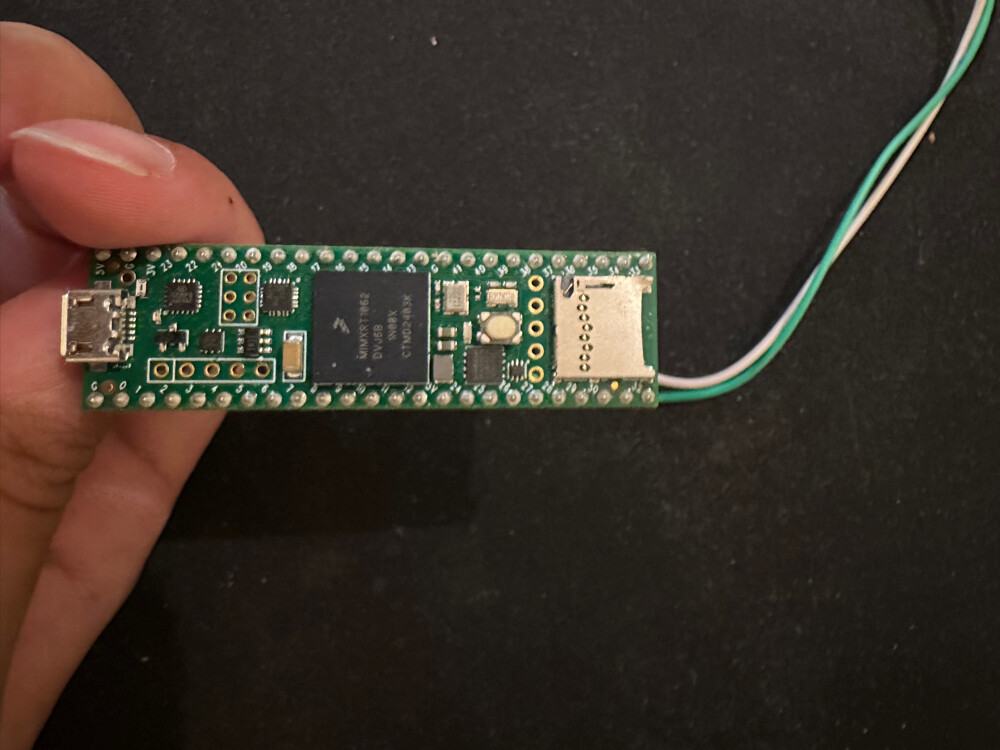 teensy 4.1 with soldered heads  - 2