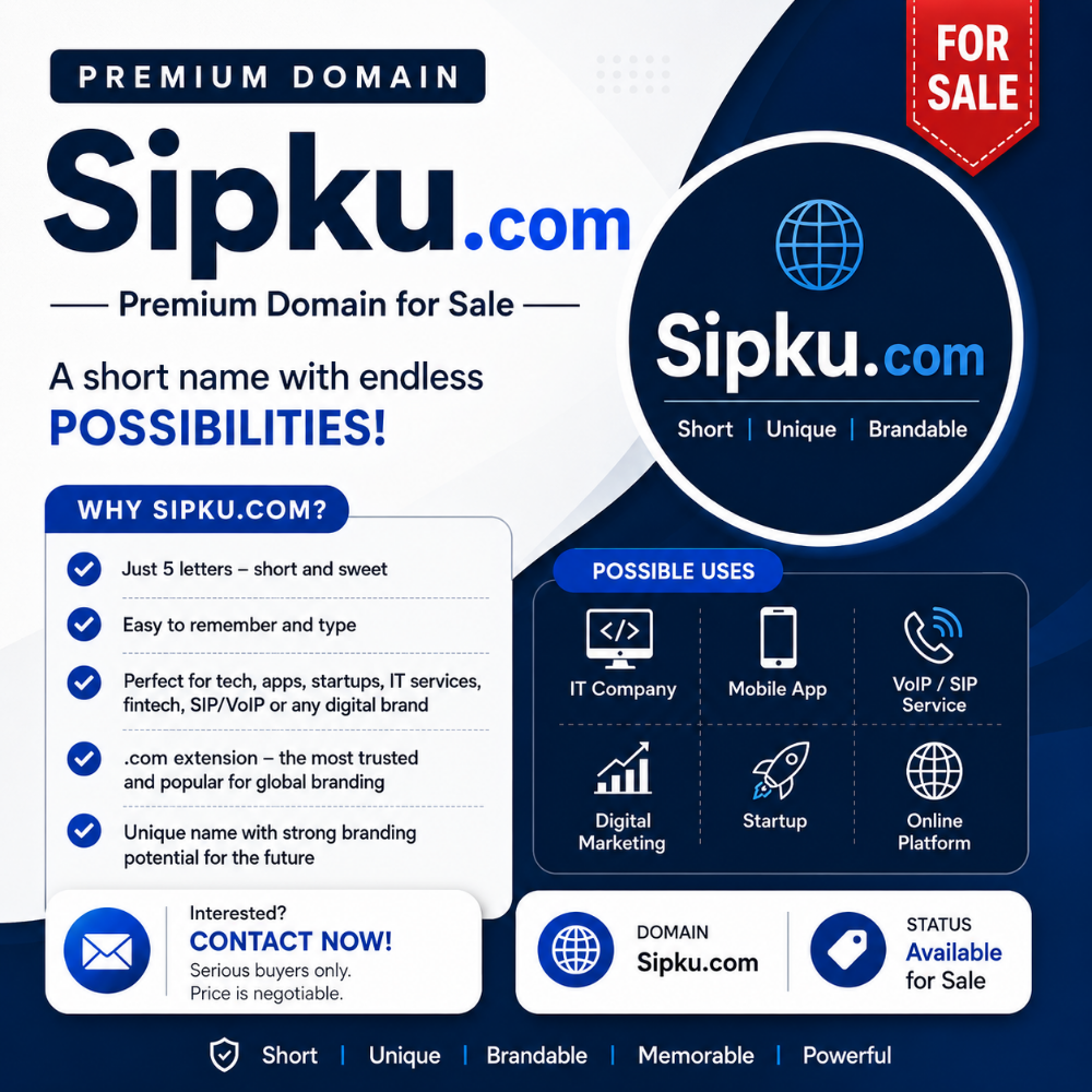 Premium Domain for Sale: Sipku.com - 1