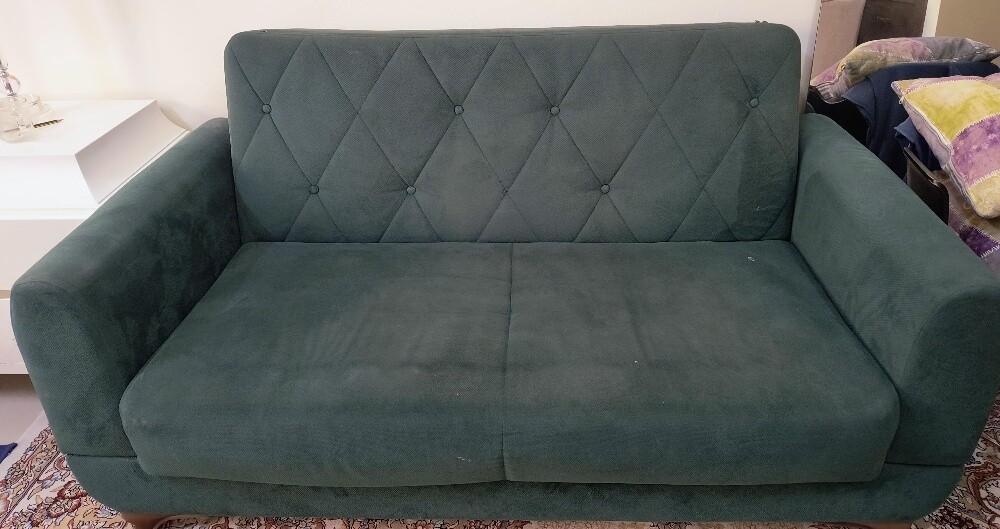 sofa bade 3+2 with cover - 4