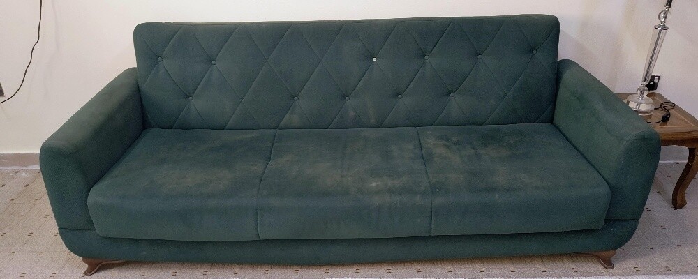sofa bade 3+2 with cover - 1