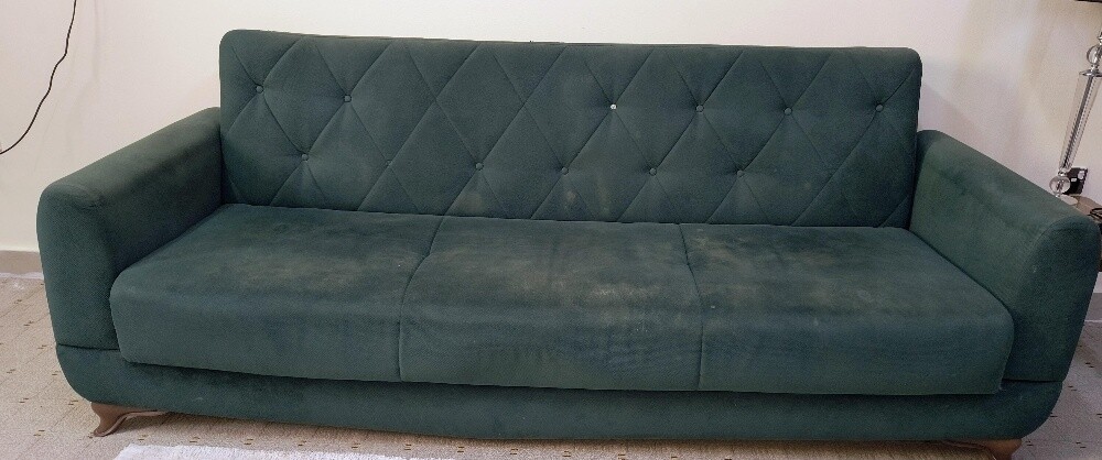 sofa bade 3+2 with cover - 5