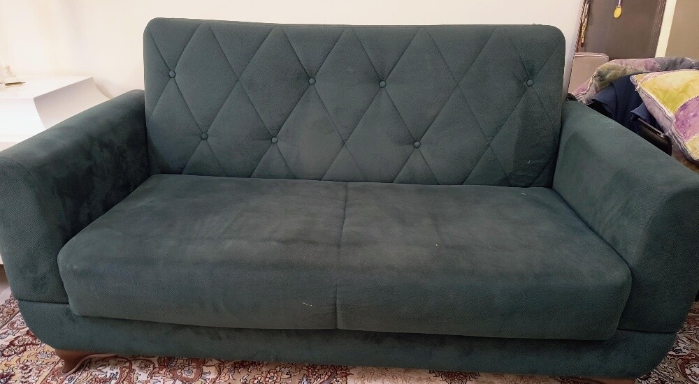 sofa bade 3+2 with cover - 3
