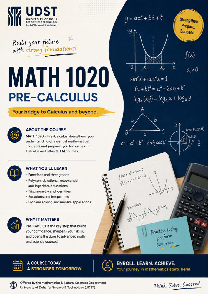 Female Math 1020 Pre Calculus Tutor - 1