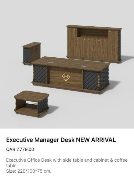 Executive Manager Desk Set - 1