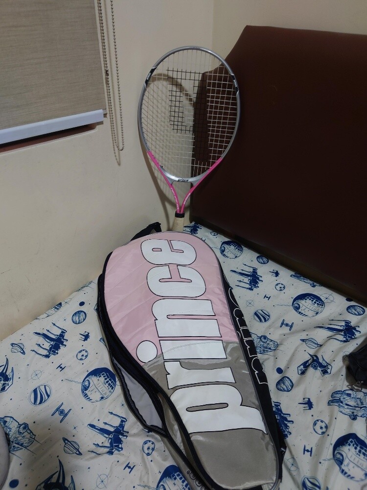 Prince brand tennis bag with racket - 2