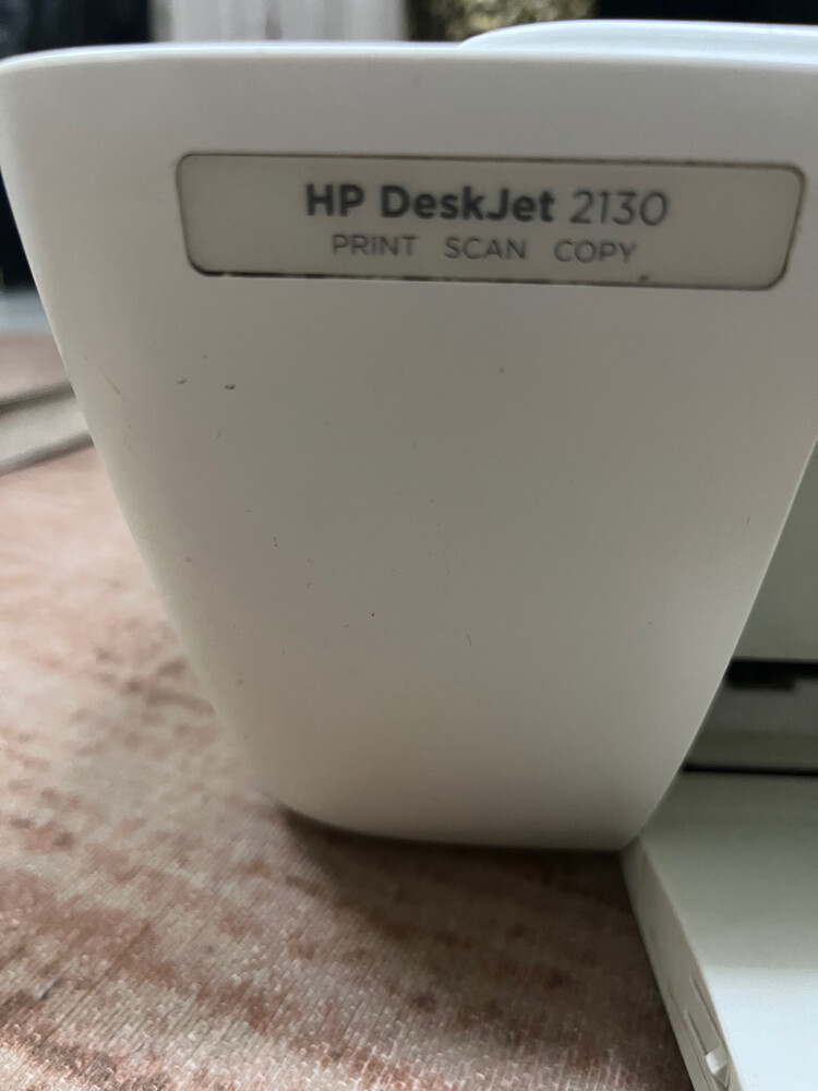HP printer with ink - 2