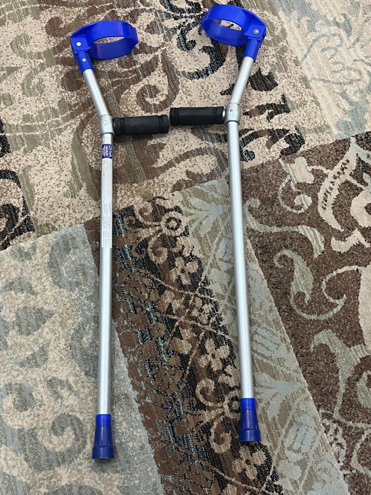 Rehaid Hinged Elbow Crutches - 2