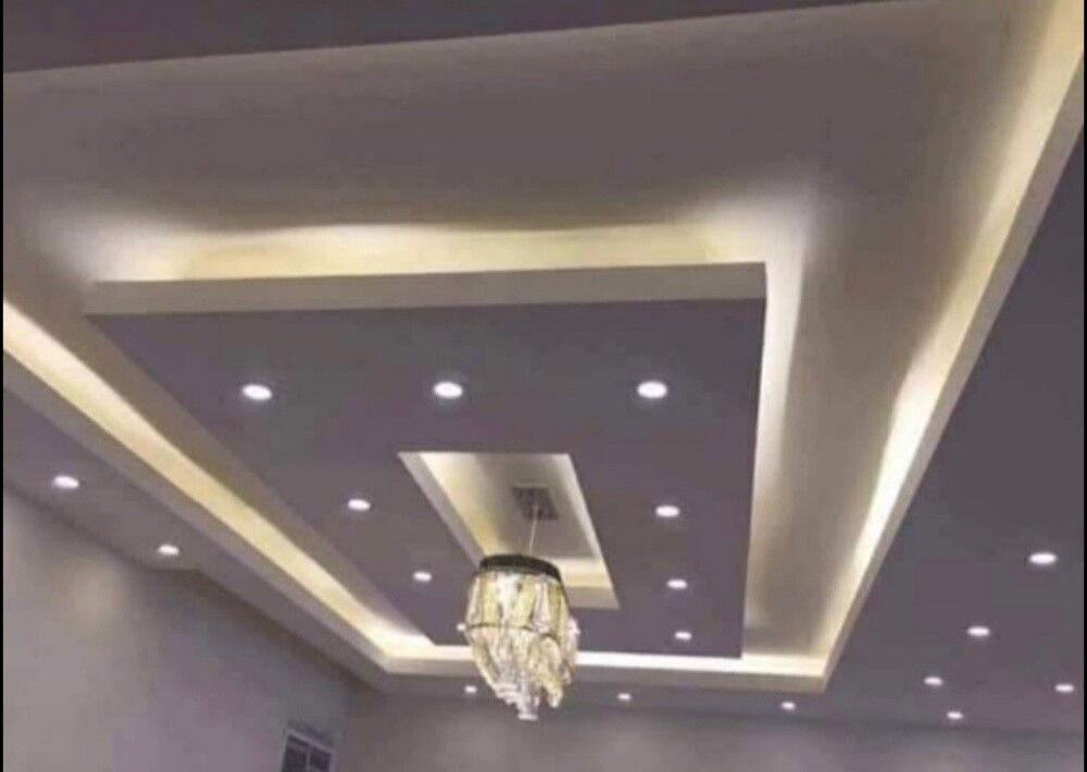 كنب ستائر ديكور جبس صبغ - 11
