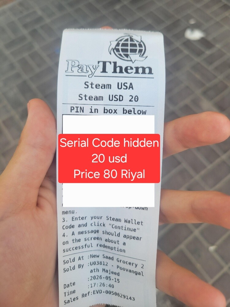 Steam gift card Redemption page - 1