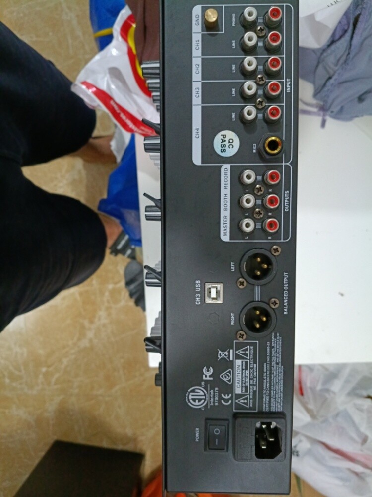 pro dj audio mixer M6 USB - 2