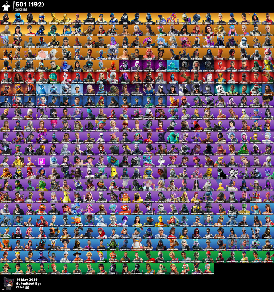 +500 skin and old stw check below  - 1