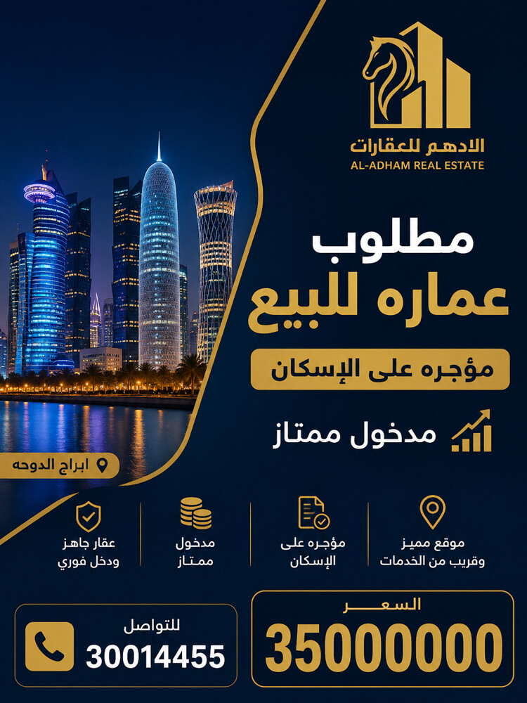 مطلوب للشراء عمائر وفيلل سكنيه - 3