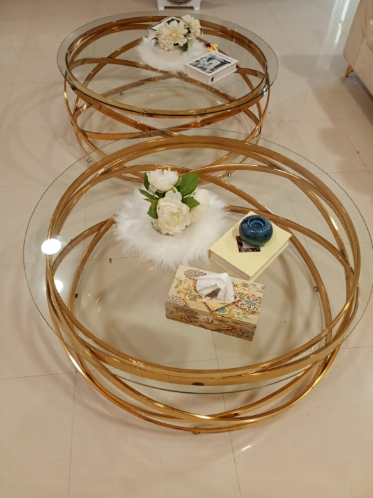 Glass dining table 120 cm - 2