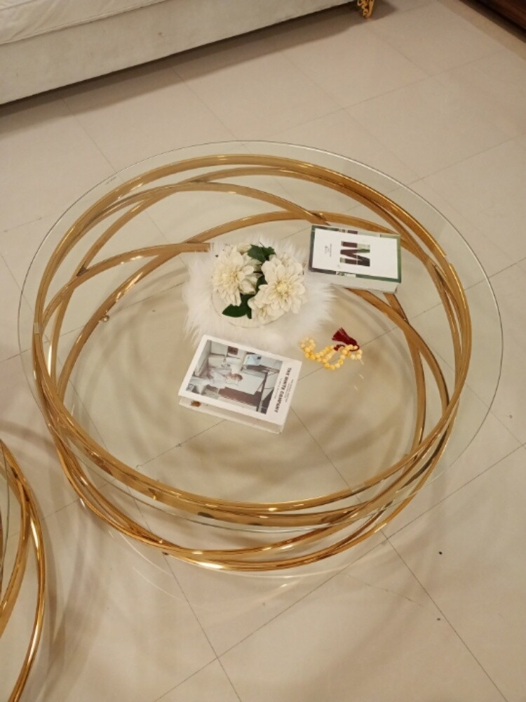 Glass dining table 120 cm - 1