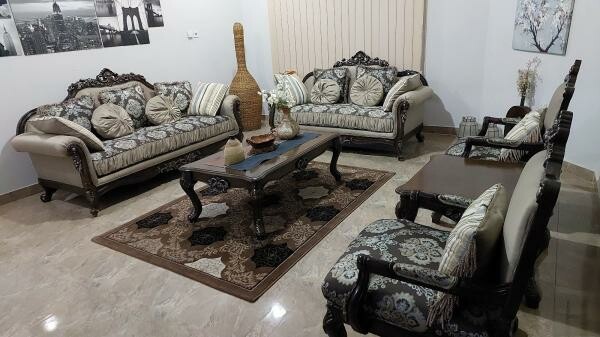 7-Seater Sofa and Table - 1