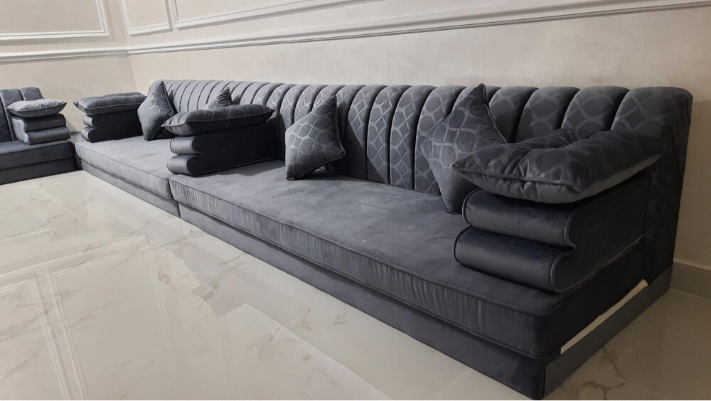 making new curtains and sofa  - 21