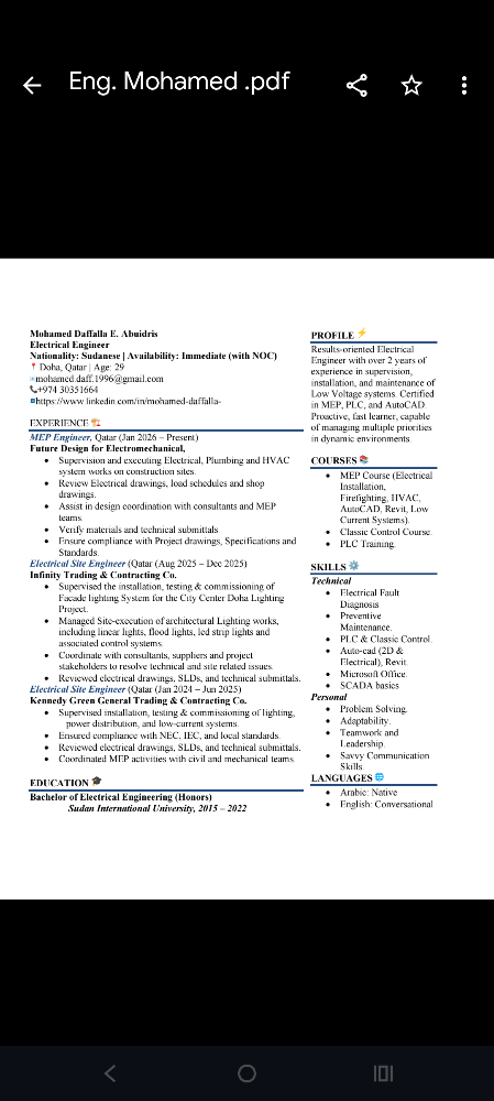 Electrical Engineer - 1
