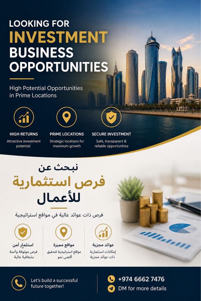 LOOKING FOR INVESTORS  - 1