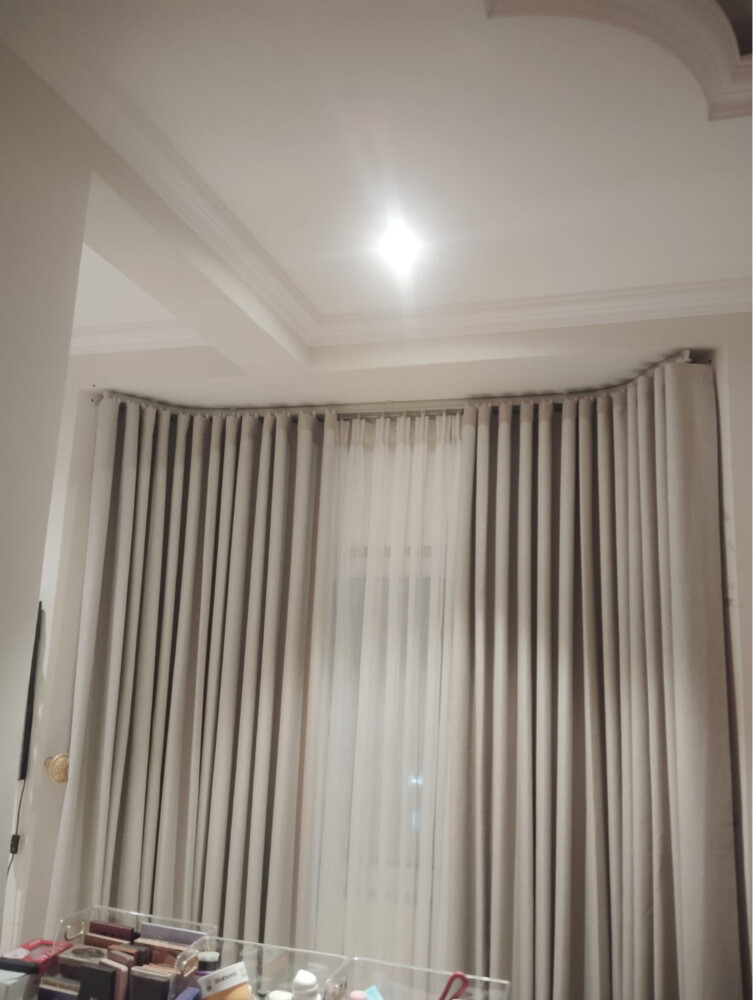 making new sofa send curtains  - 20
