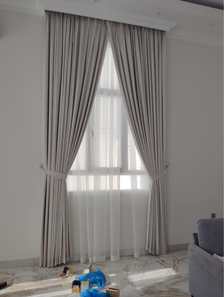 making new sofa send curtains  - 24