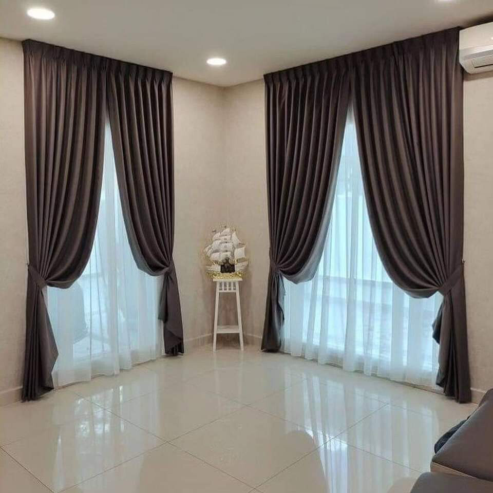 making new sofa send curtains  - 22
