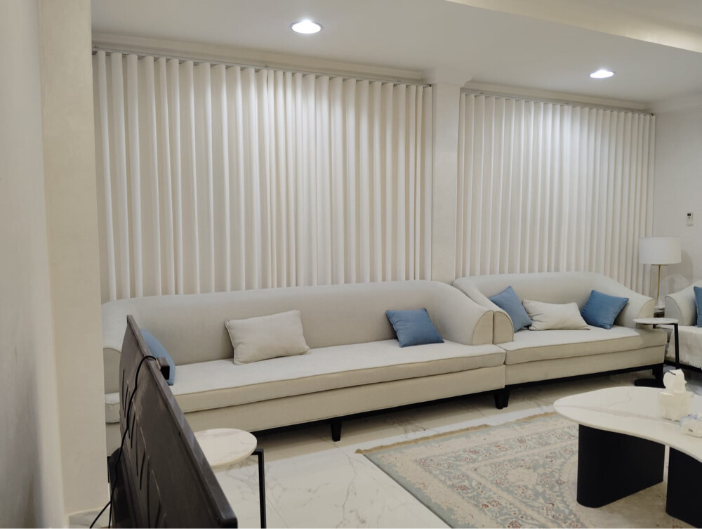 making new sofa send curtains  - 18