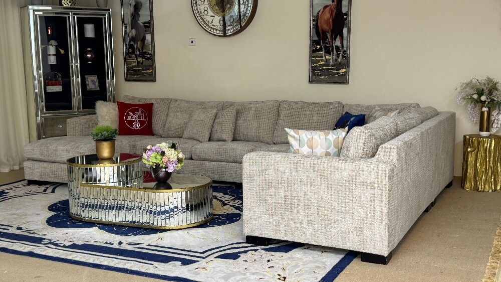 Big U shape sofa sale - 3