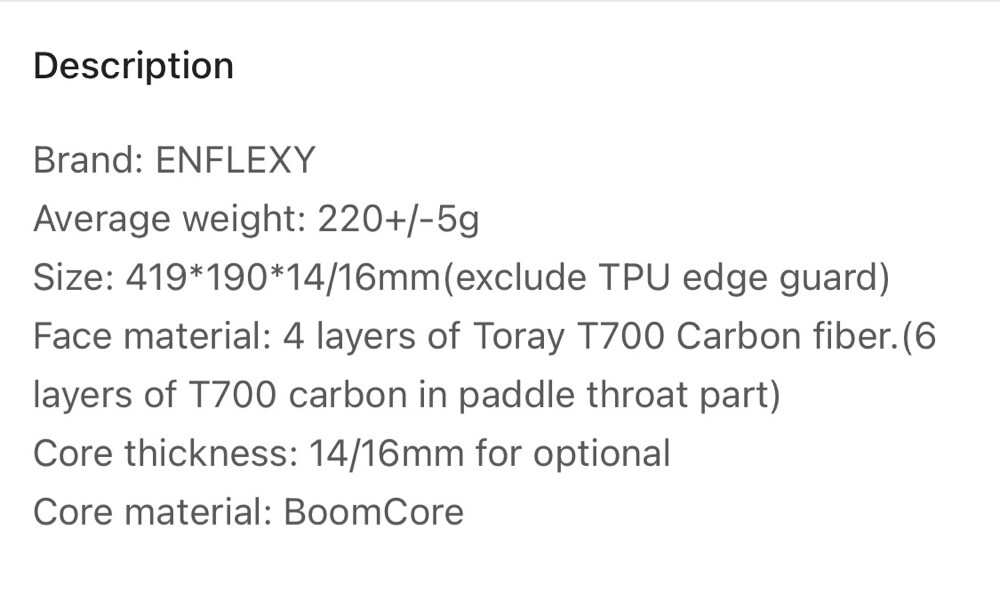 ENFLEXY PickleBall Racket - 1