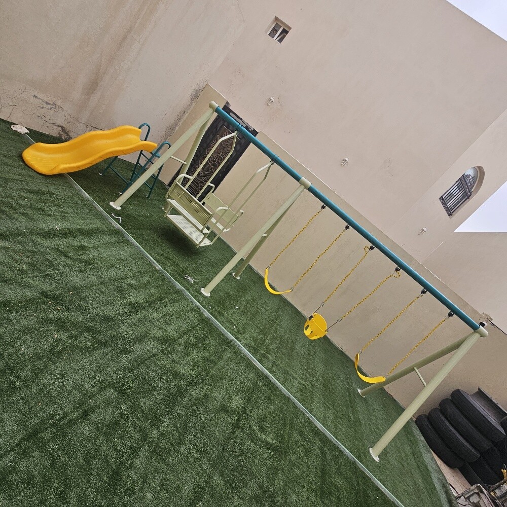 مراجيح مع زحليقة للأطفال - 3