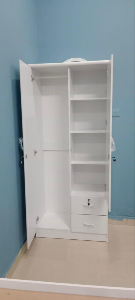 New Steel Single Bed , Cabinet - 15