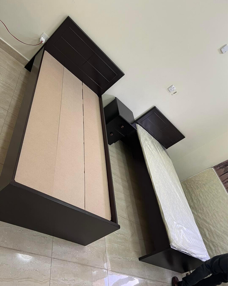 New Single Metal Bed ,Mattress - 5