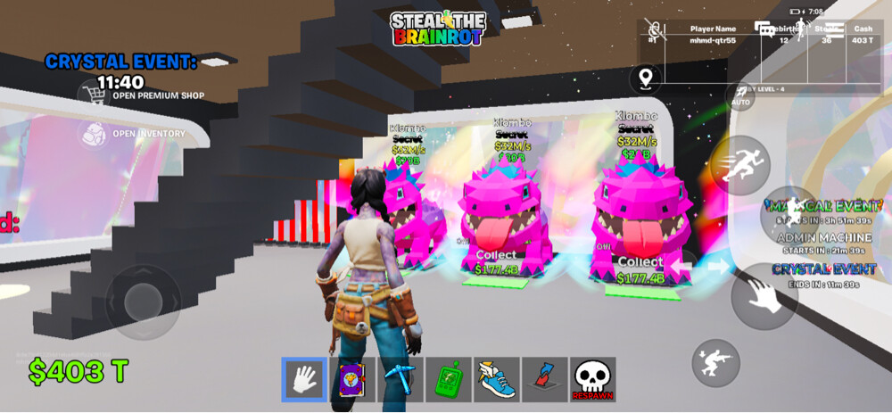 Fortnite steal the brainrot - 3
