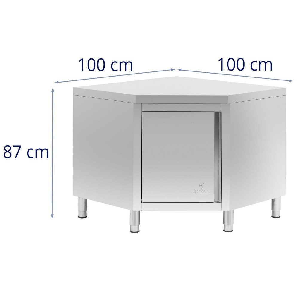 SS Corner Cabinet - 2