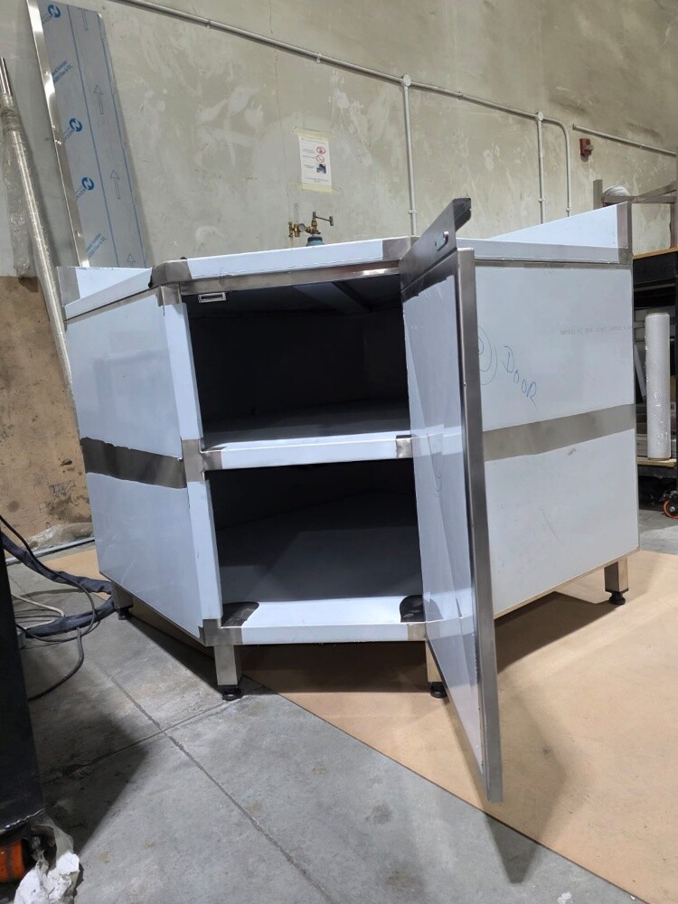 SS Corner Cabinet - 3
