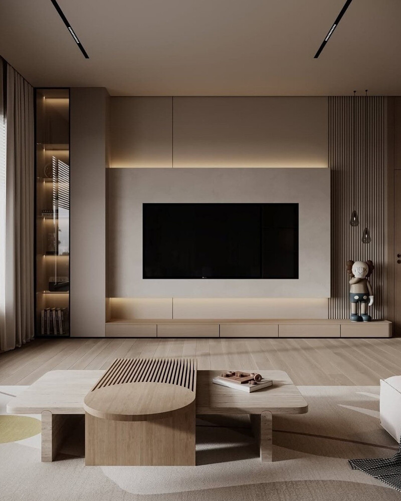 تصميم ديكور داخلي للتلفزيون - 1
