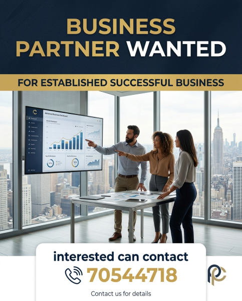 BUSINESS PARTNER WANTED - 1