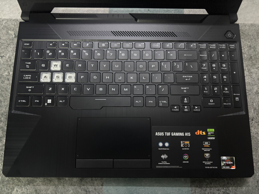 asus tuff gaming A15 - 3
