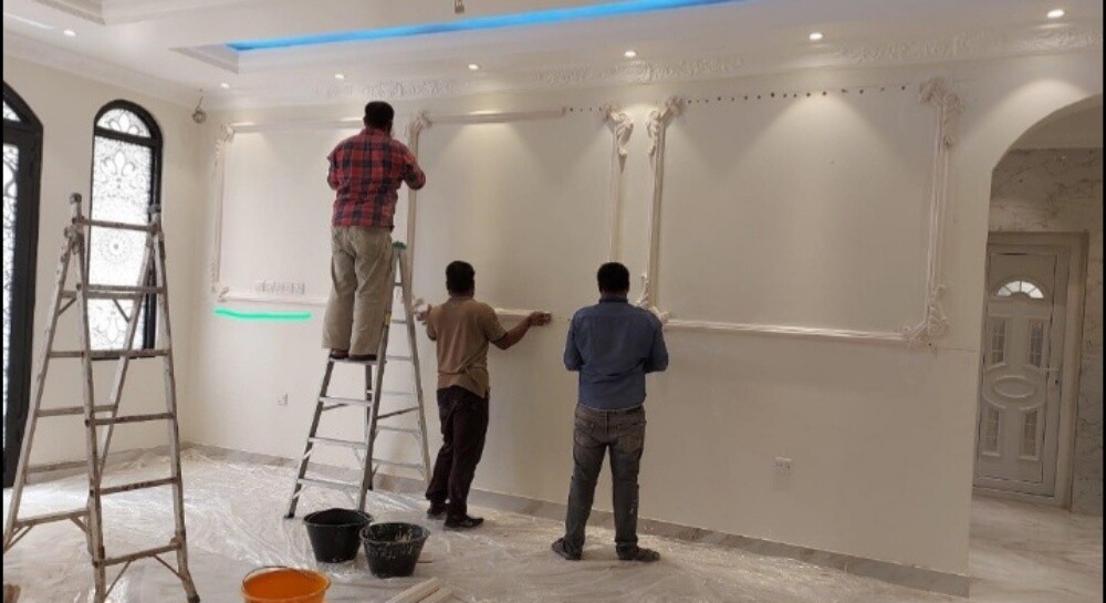 الصبغ والديكور الجبس - 5
