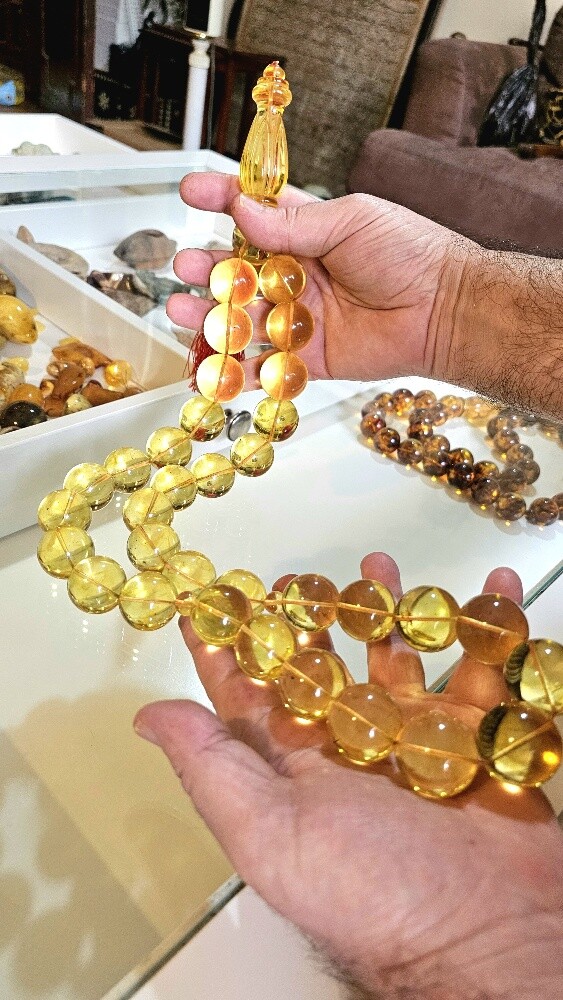 final/ amber beads rosary 378 gr - 4