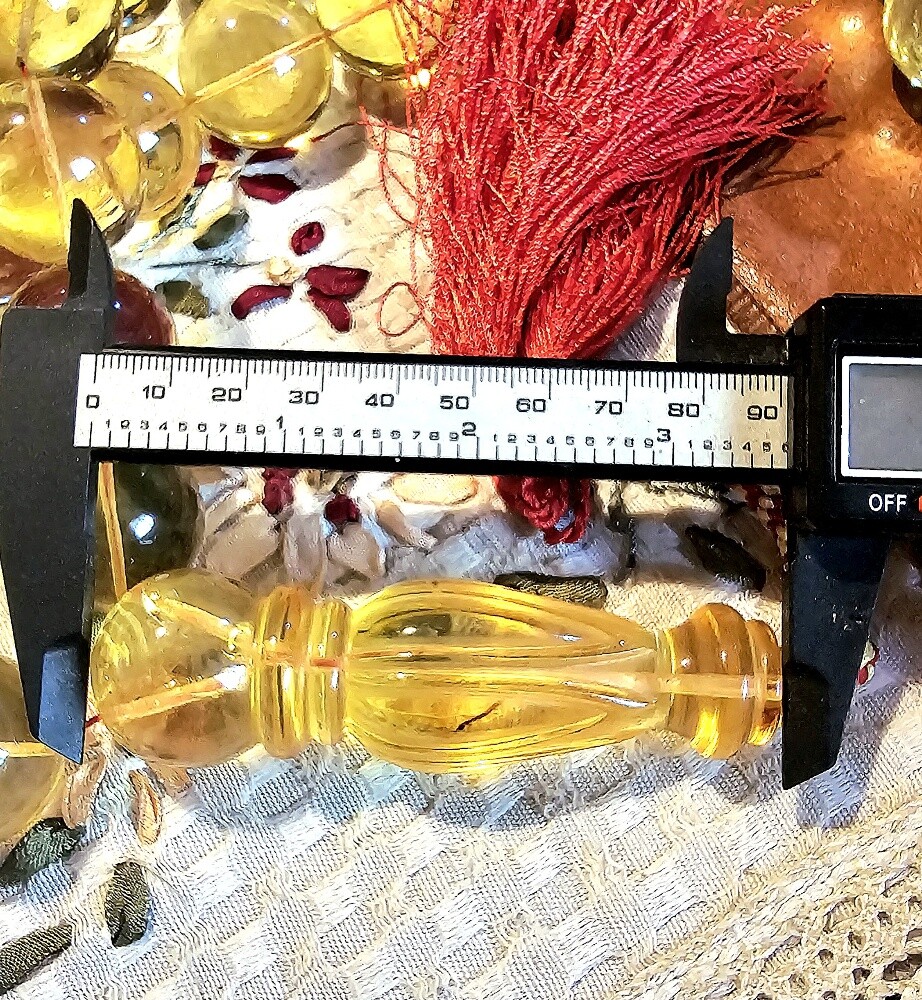 final/ amber beads rosary 378 gr - 10
