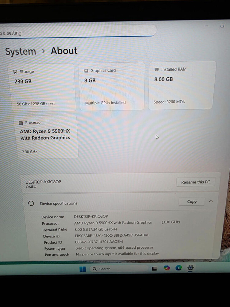 HP Omen laptop for gaming - 5