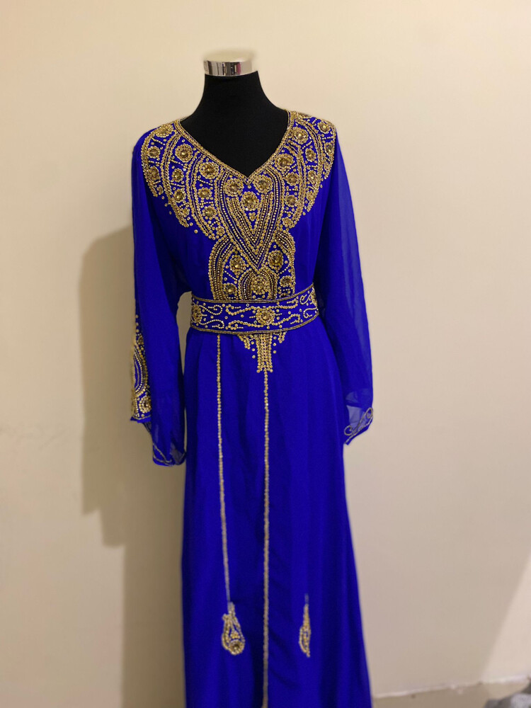 قفطان مغربي كامل كشخه - 8