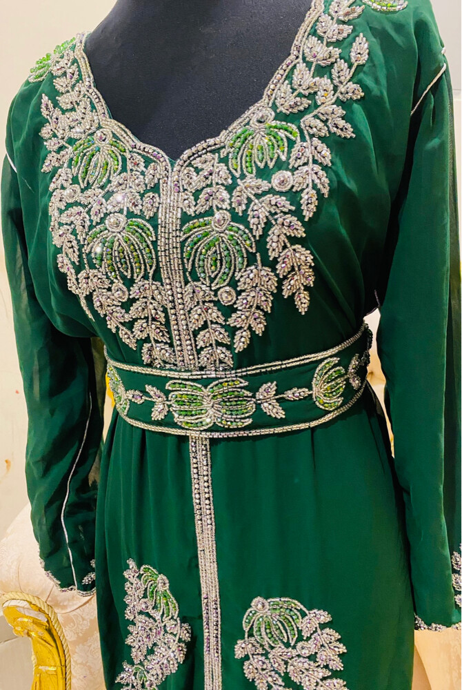 قفطان مغربي كامل كشخه - 3