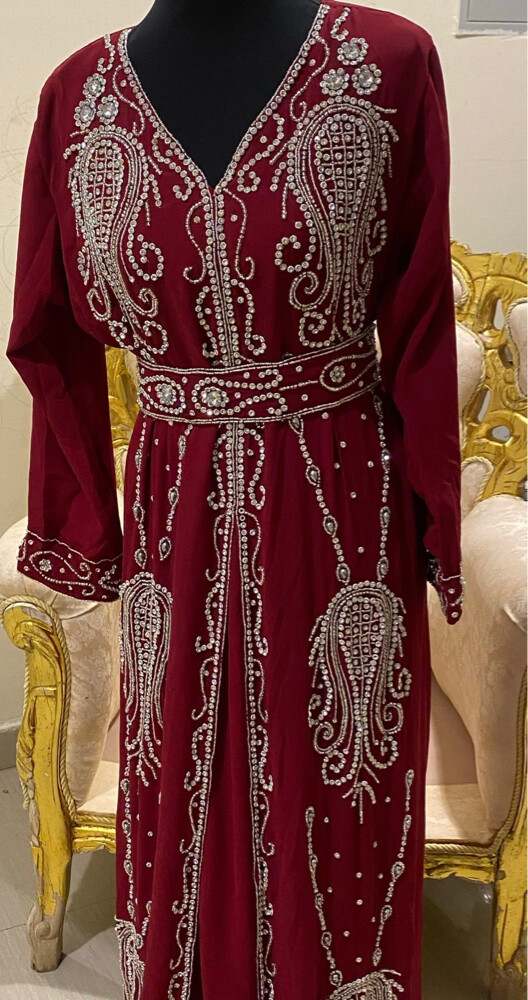 قفطان مغربي كامل كشخه - 1