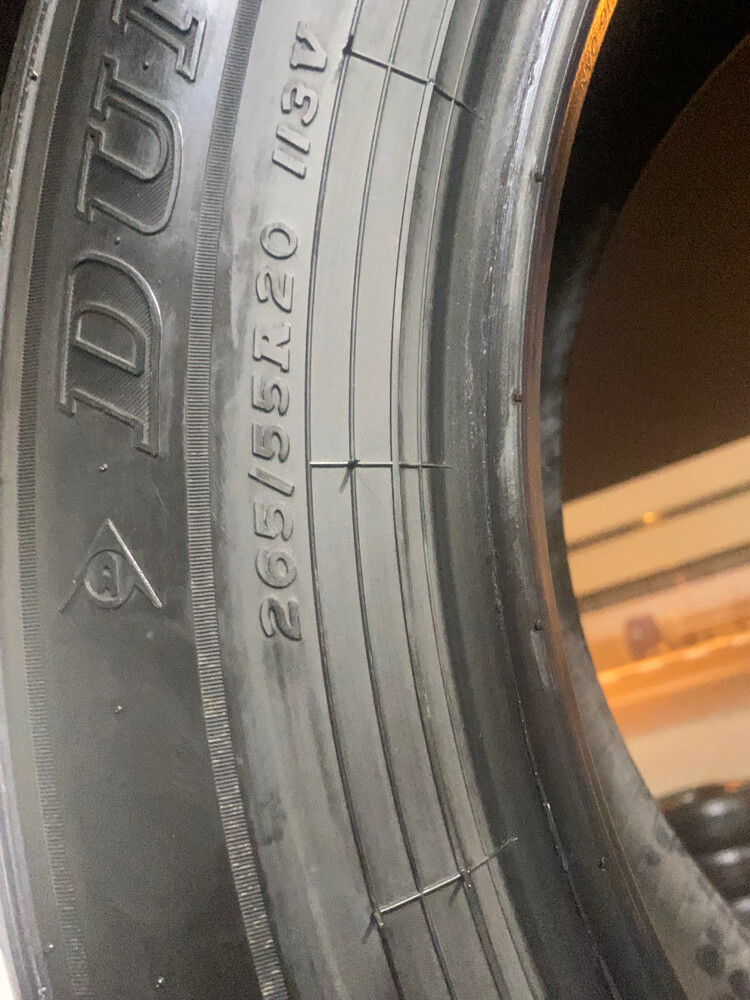 265/55/20 dunlop tyre.call 30203371 - 1