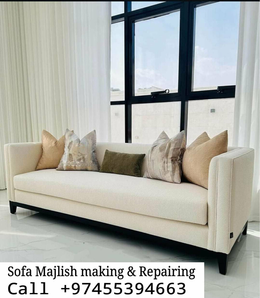 Sofa curtains making and repair  - 29