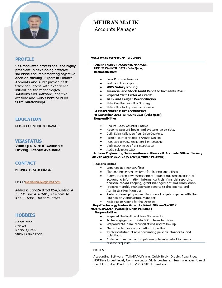 Accountant , Manager - 1